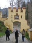 Exiting the castle