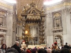 Baldacchino during Midnight Mass
