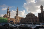 On left:  Al Azhar Mosque (c. 972 AD)