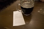 Beer at Lokal restaurant (Kozel Dark)